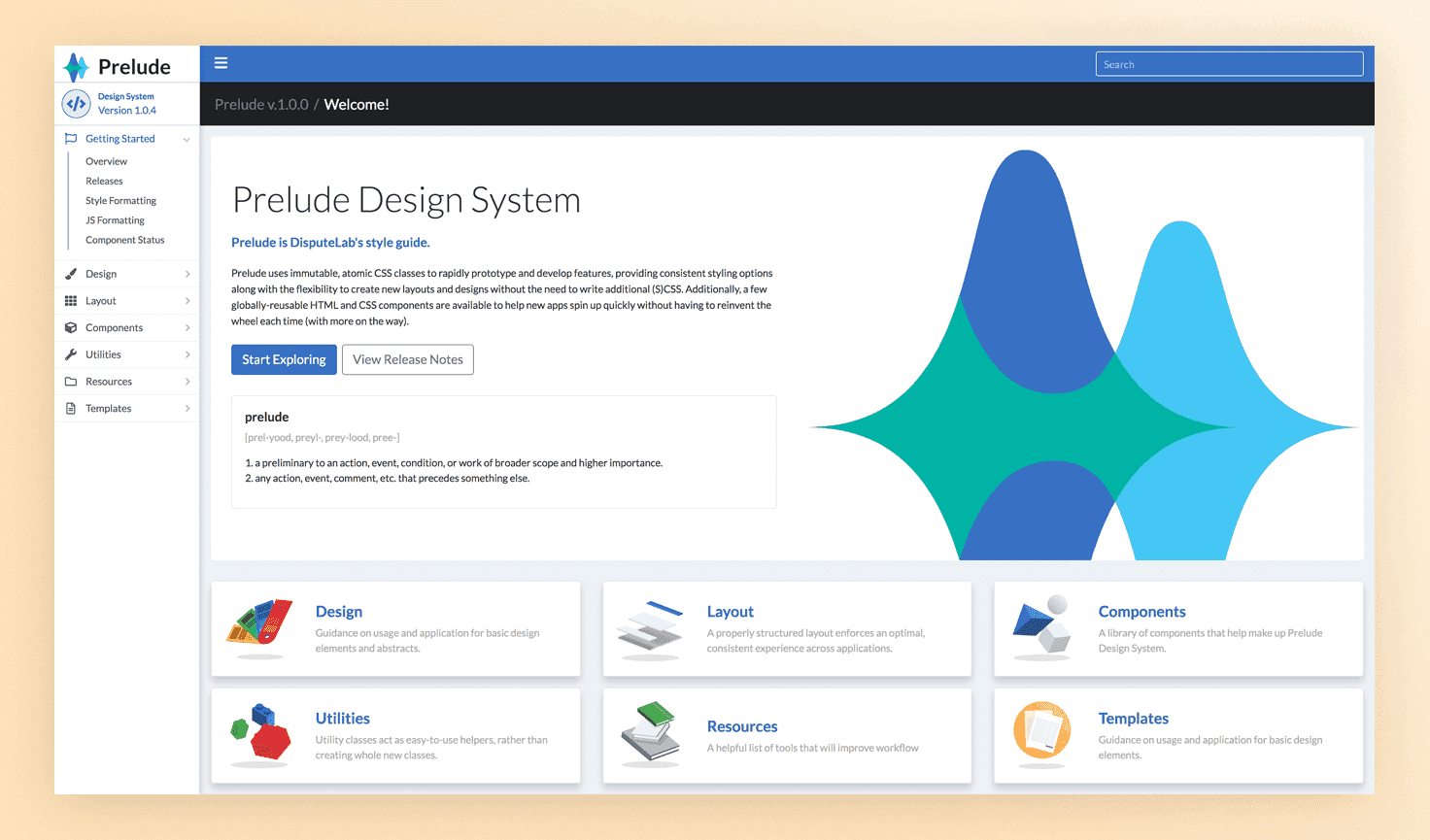 A design system for a product aimed at risk teams at large banks